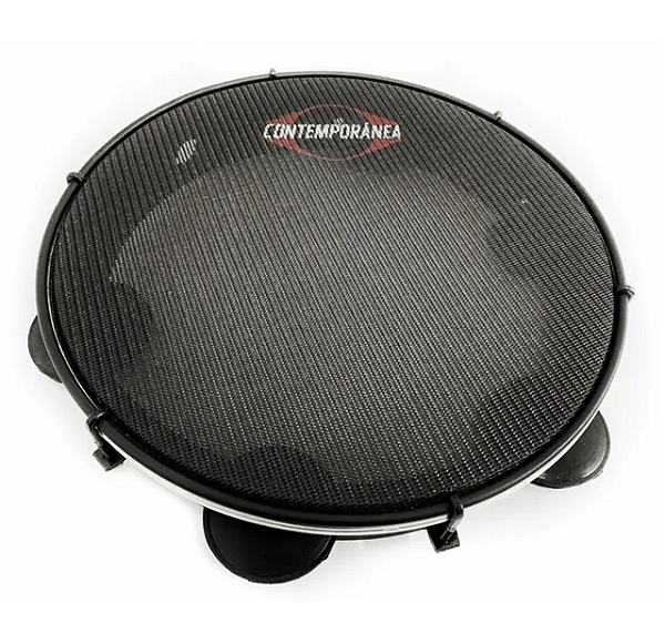 Pandeiro Contemporânea P/ Estudo 10" Black Pele Muda