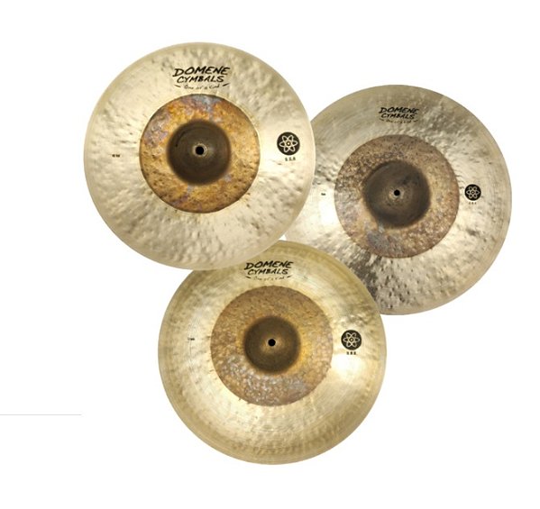 Kit Prato de Bateria Domene Cymbals 14hh 16cr 20rd B20 - D.N.A