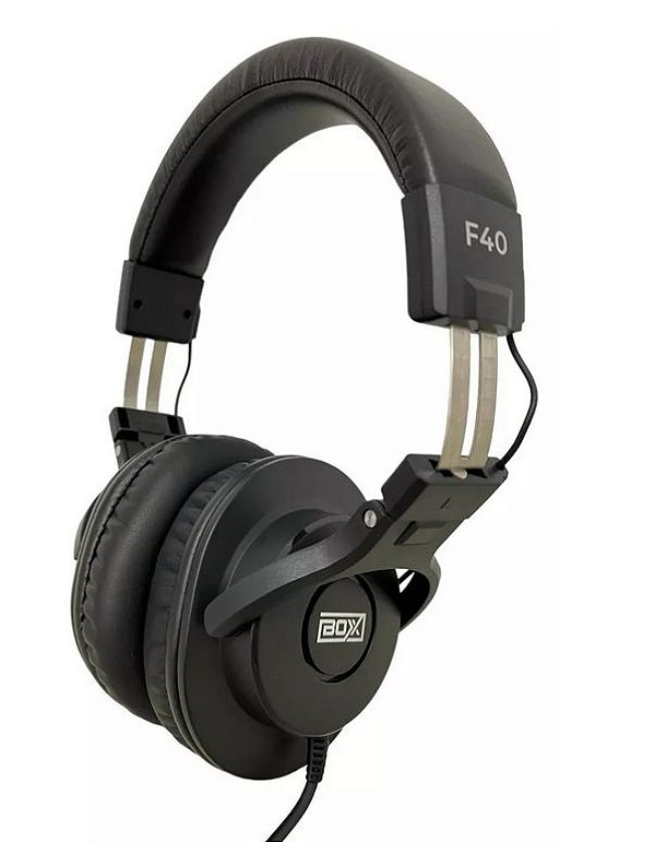 Fone De Ouvido Boxx Headphone Profissional F40 Preto