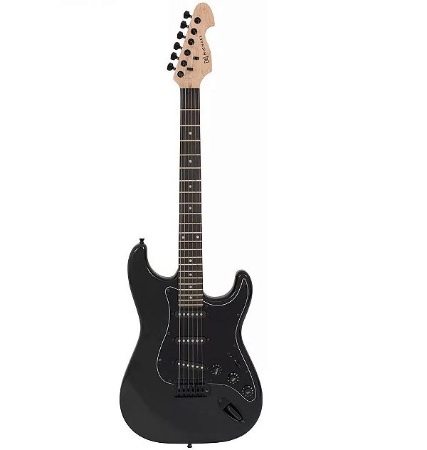 Guitarra Stratocaster Michael GM217 Metallic All Black