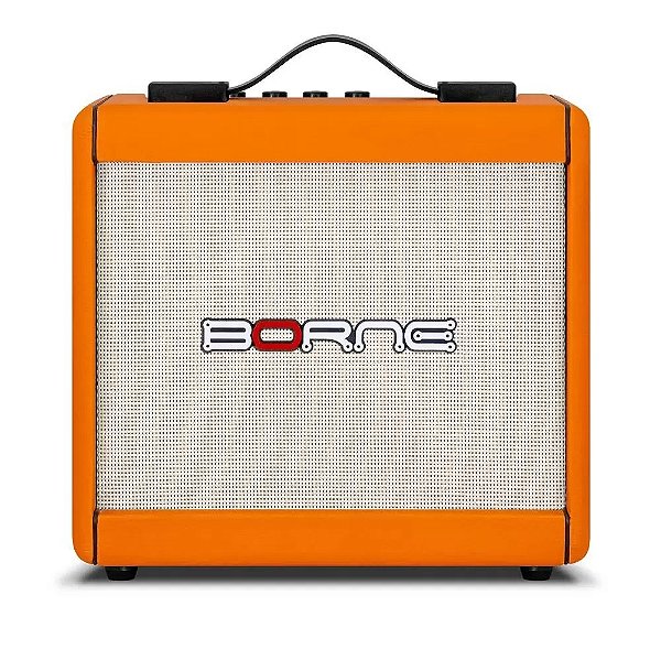 Amplificador Guitarra Borne F60 15w Laranja