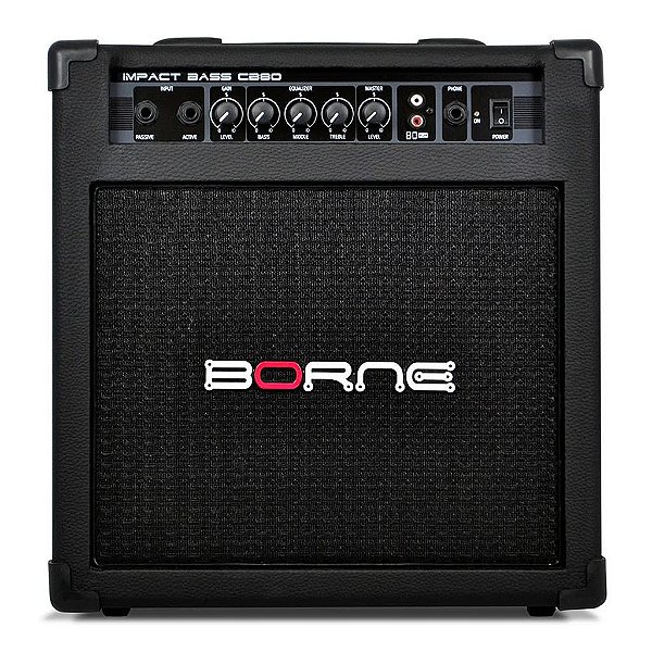 Amplificador Borne Impact Bass Cb80 Para Contrabaixo De 30w Cor Preto 110v/220v