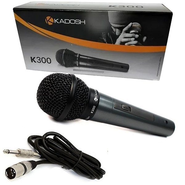 Microfone Kadosh com fio K300