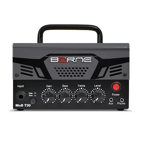 Amplificador Borne Mob T30 Para Guitarra De 30w Cor Chumbo
