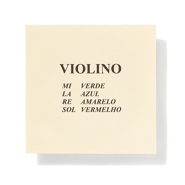 Encordoamento Violino Infantil Mauro Calixto Padrão 1/2
