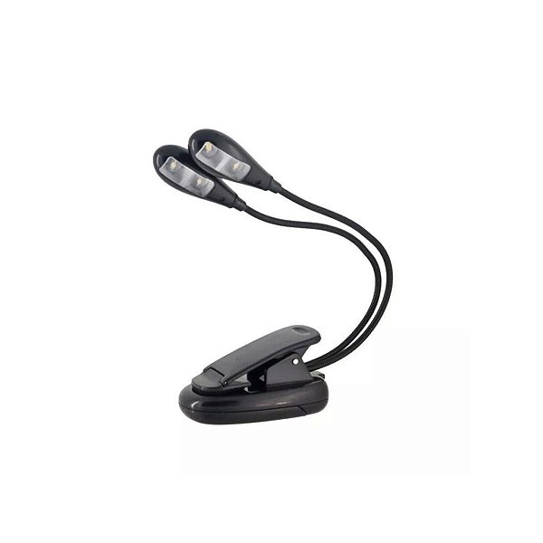 Luminária Para Estante Partitura Custom Sound CSL 4 Preto