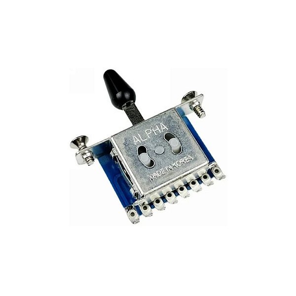 Chave Seletora Custom Sound CCAK 5 Posições - NI/BK