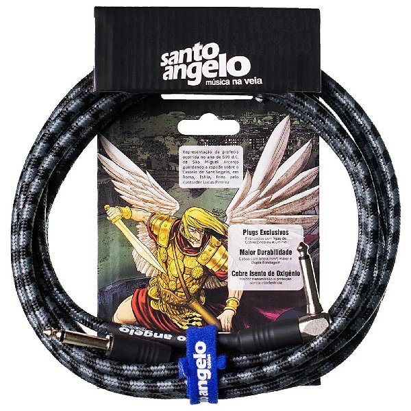 Cabo Santo Angelo Angel L 4,57M Textil 15 Ft Conectores P10