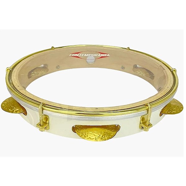 Pandeiro Contemporânea 10" MD Fórmica Branco Linha Leve