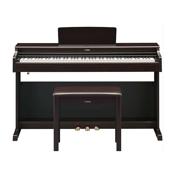 Piano Digital Yamaha YDP-165 Rosewood 88 Teclas C/ Banco Bivolt