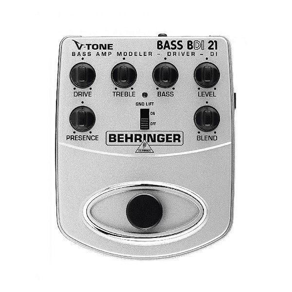 Pedal Para Contrabaixo Behringer Bdi21 V-tone Modelador
