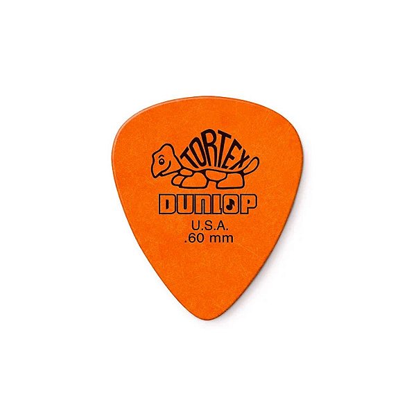 Palheta Dunlop Tortex 0,60 mm Laranja
