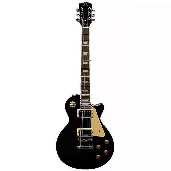Guitarra Eletrica Sx EF3 Les Paul Preta