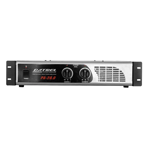 Amplificador De Potência Datrel Pa 20.0 2000w Rms Bivolt