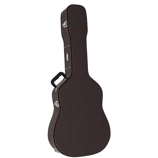 Case Vogga VCALFK de Luxo para Violão Folk Marrom