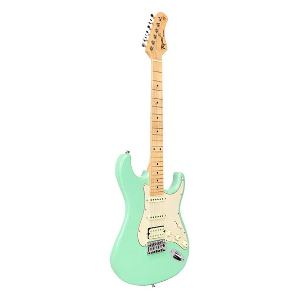 Guitarra Tagima Tg540 Woodstock Surf Green Escudo Mint Green