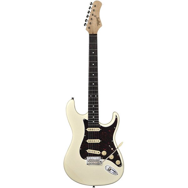 Guitarra Tagima Stratocaster T-635 White Escala Escura