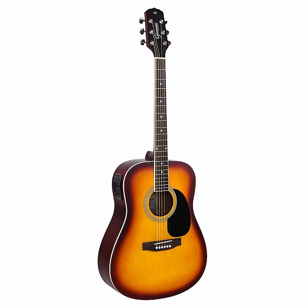 Violão Giannini Aço Eletroacústico Performance GD-1 EQ Tobacco Sunburst