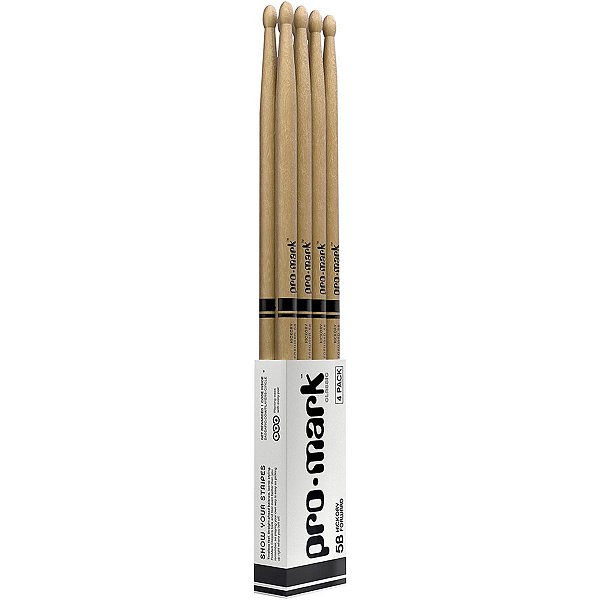 Baqueta Hickory 5B Madeira (Com 4 Pares) Promark TX5BW-4P