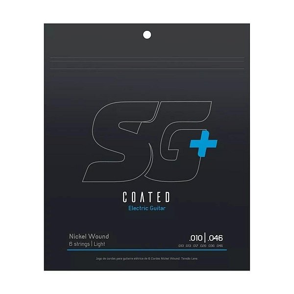 Encordoamento Guitarra Sg+ Coated 010 Niquel Light