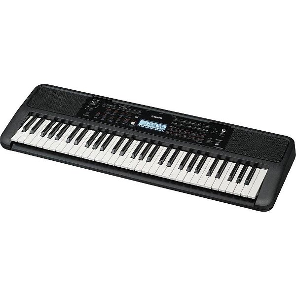 Teclado Musical Yamaha PSR-E383 61 teclas Sensitivas Preto