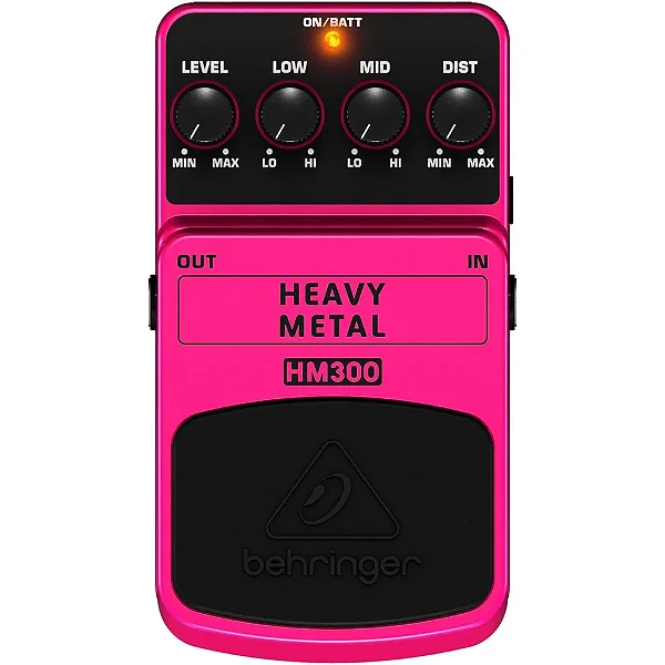 Pedal Guitarra HM300 Distorção Heavy Metal Behringer +