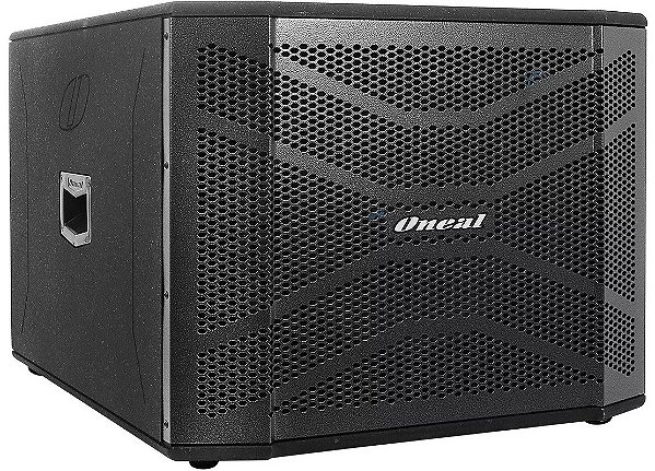 Subwoofer Ativo Oneal OPSB3218x 600w 18'' Bivolt Preto