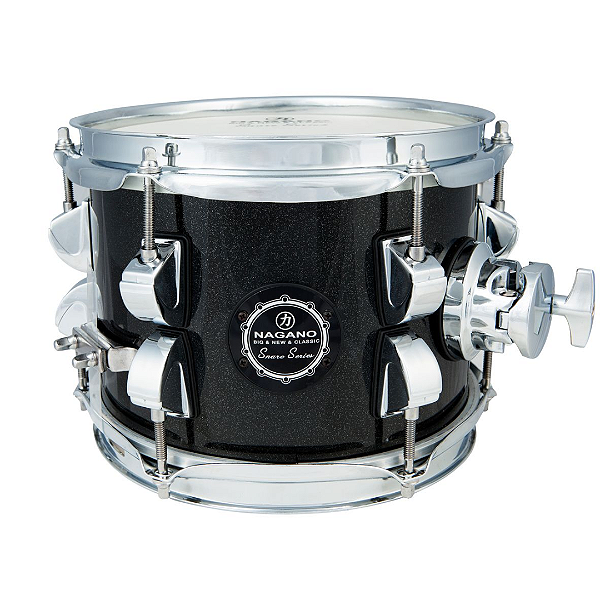 Caixa Nagano Snare Series New Beat EBS 8X6 Preto Brilhante