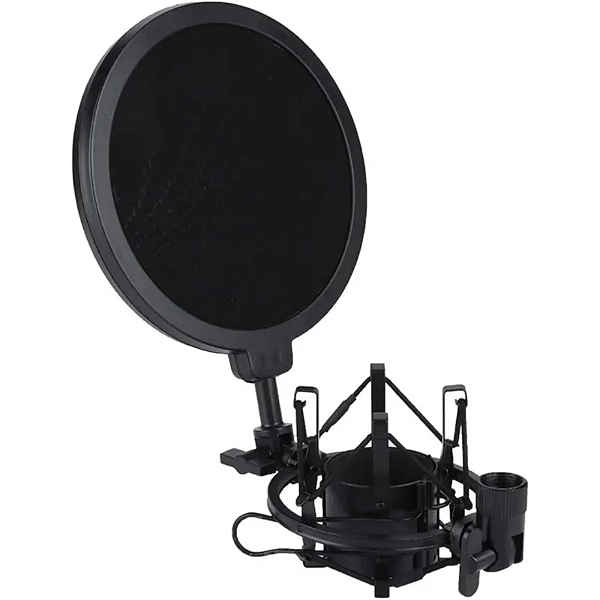Suporte Para Microfone Condensador Saty Shock Mount SMPF-01