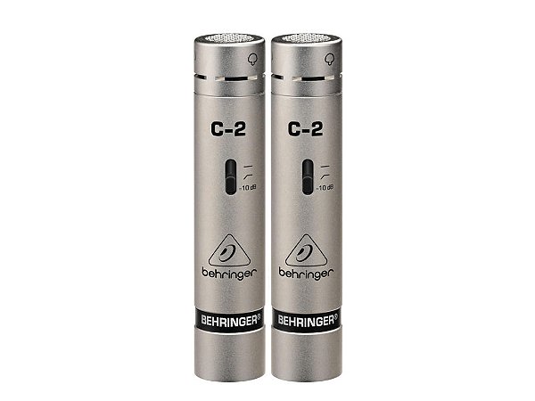 Microfones Behringer C-2 Condensador Cardióide Prateado