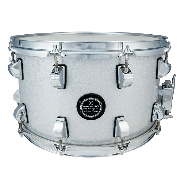 Caixa Nagano Snare Series Big Beat 14X8 SVS Prata Brilhante