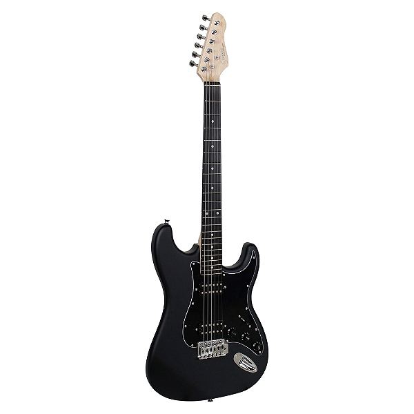 Guitarra Giannini G-102 Black Fosco Com Escudo Black (SBK/BK)