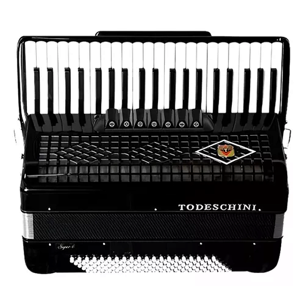 Acordeon Todeschini 120 Baixos 41 Teclas YW827 Preto C/Bag