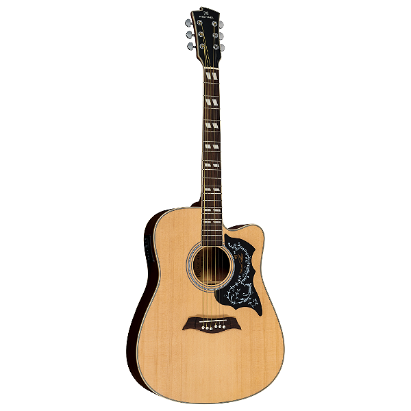 Violão Michael Eletroacústico Galaxy VM925DT ST Natural Satin