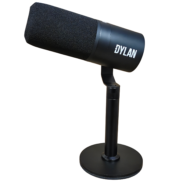 Microfone Dylan Dinâmico Para Podcast DM-5