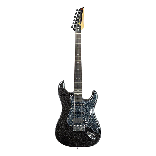 Guitarra Seizi Fun Katana Musashi HSS Midnight Black Sparkle