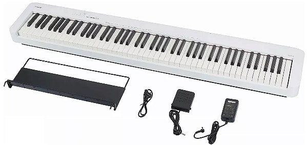 Piano Digital Casio Stage CDP-S110WE 88 Teclas Branco