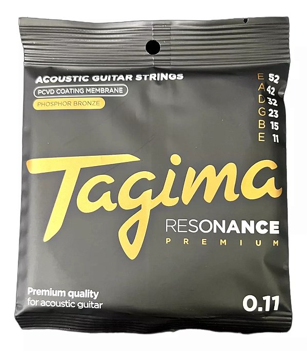 Encordoamento Violão Tagima 0.11 Resonance Premium Phosporo Bronze
