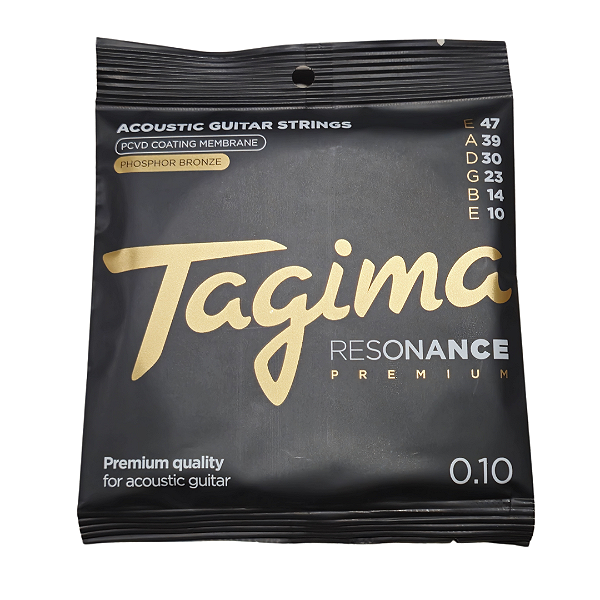 Encordoamento Violão Tagima 0.10 Resonance Premium Phosporo Bronze