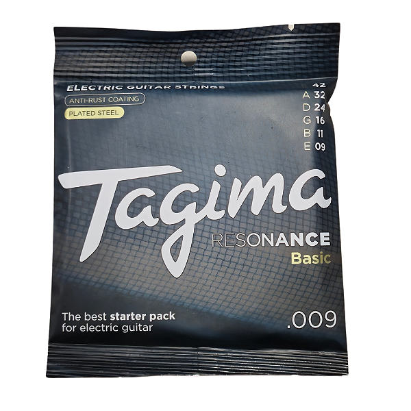 Encordoamento Guitarra Tagima 009 Resonance Basic Light Coated Anti Ferrugem