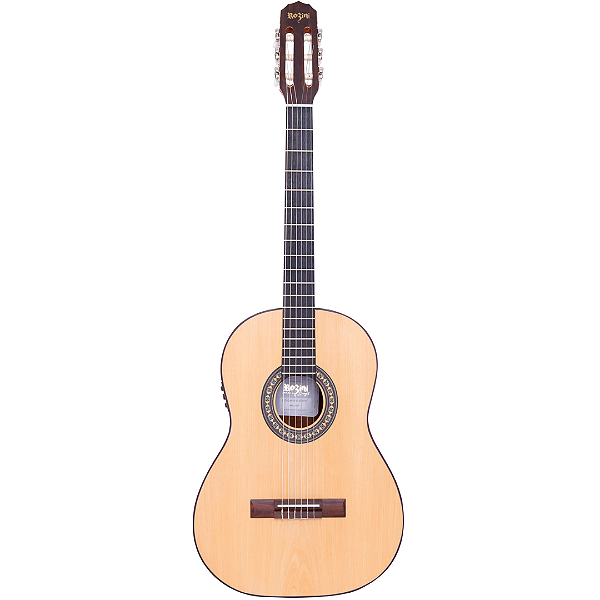 Violão Rozini Eletroacustico Nylon Estudante RX201.EGC.F.I EQ GC-2 Fosco