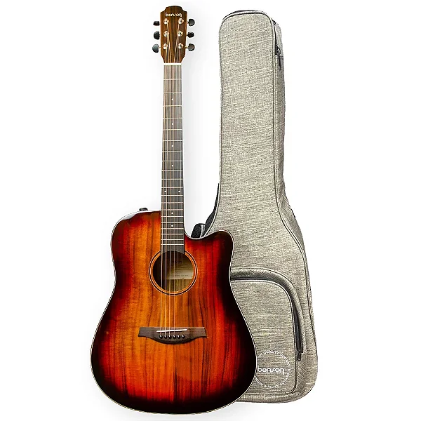 Violão Benson Exodus EXD500CFX  Dreadnought Koa Burst