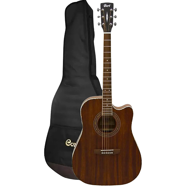 Violão Eletroacustico Cort AD880MCE Open Pore com Bag