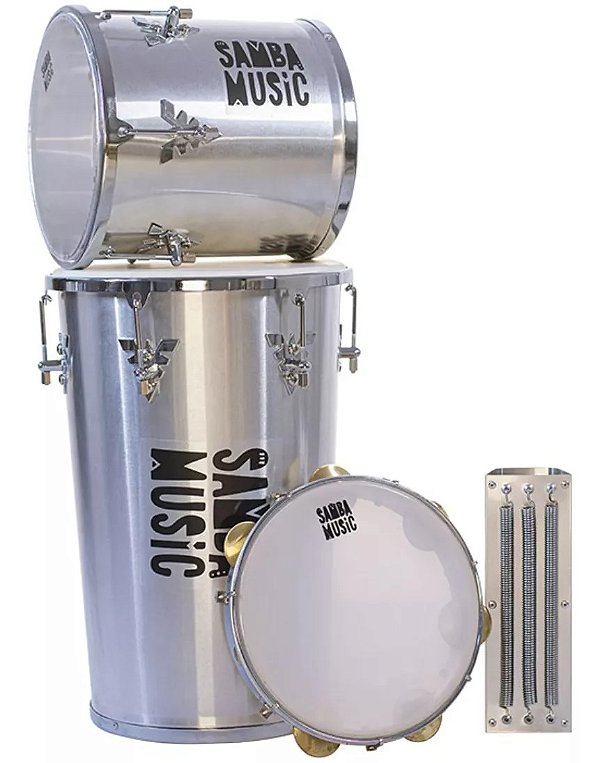 kit Samba Pagode PHX KSM-04 Rebolo Reco Reco Repique Pandeiro