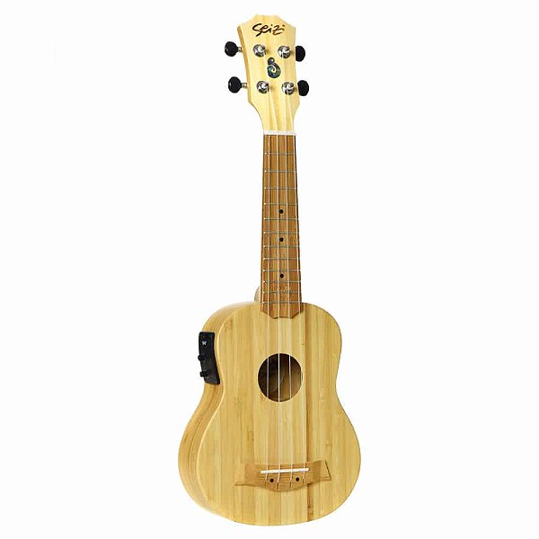 Ukulele Eletroacustico Seizi Bali Bamboo Soprano