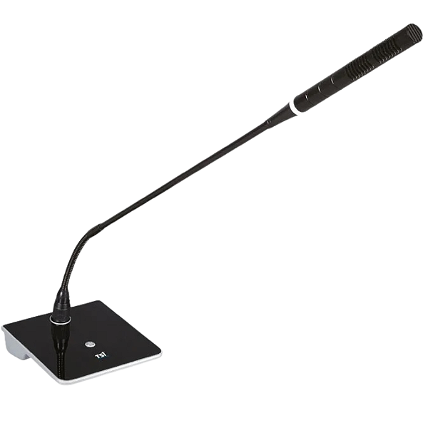 Microfone De Mesa Gooseneck TSI MSF-460-B C/ Haste Preto