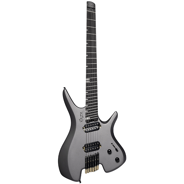 Guitarra Michael Raze GMR500 Headless Titanium Grey