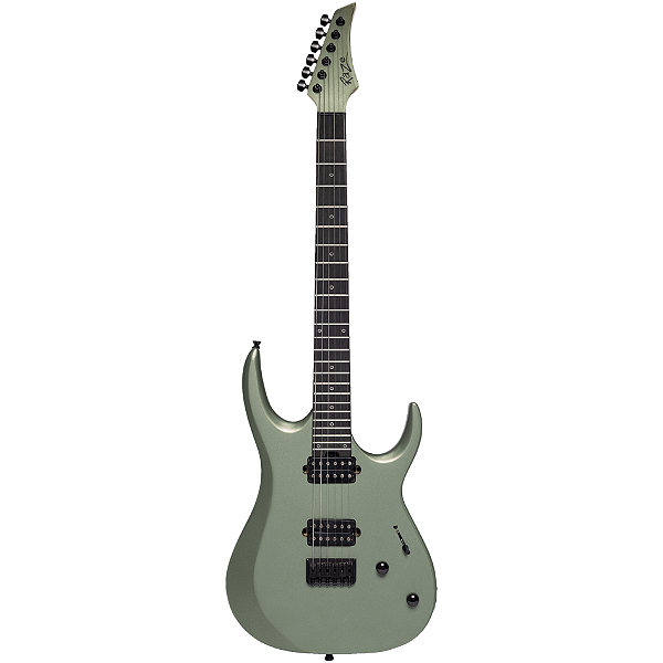 Guitarra Michael Raze GMR400 Superstrato Olive Green