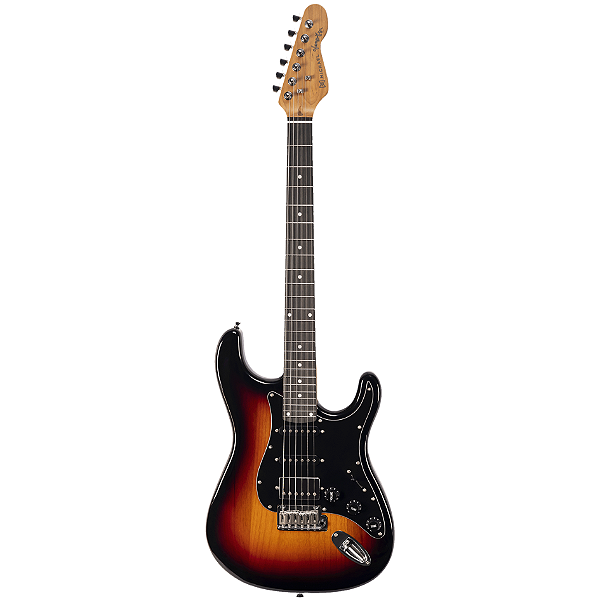 Guitarra Michael Vangart GMV300 Strato Dark Sunburst