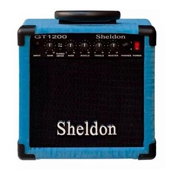 Amplificador Sheldon Para Guitarra GT1200 15W Azul